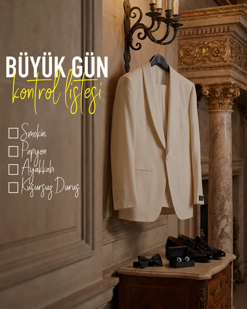 D’S Damat smokin postu: Büyük gün kontrol listesi