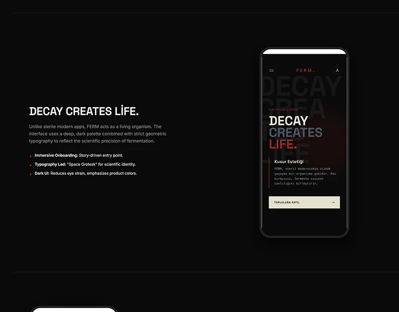 FERM Controlled Decay uygulaması