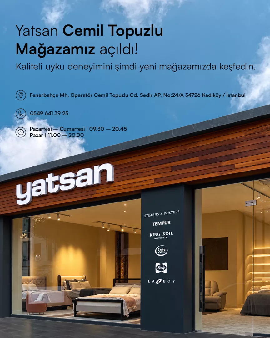 Yatsan Cemil Topuzlu mağazası açılış postu