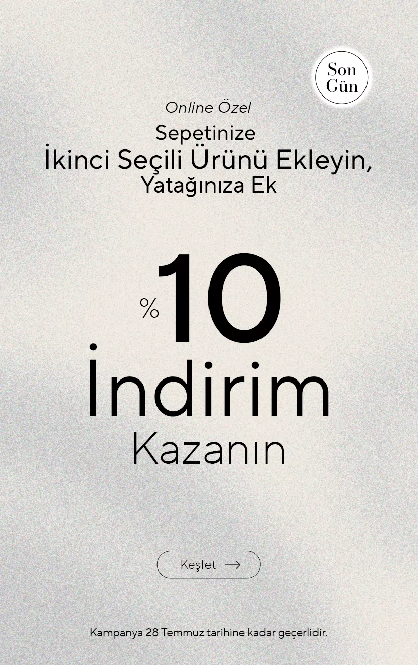 Online Özel %10 ek indirim mobil slider