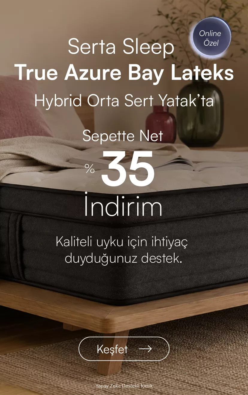 Serta Sleep True Azure Bay Lateks mobil slider